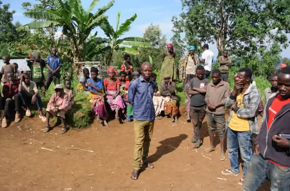 Het Batwa-volk dichtbij het Kahuzi-Biega National Park