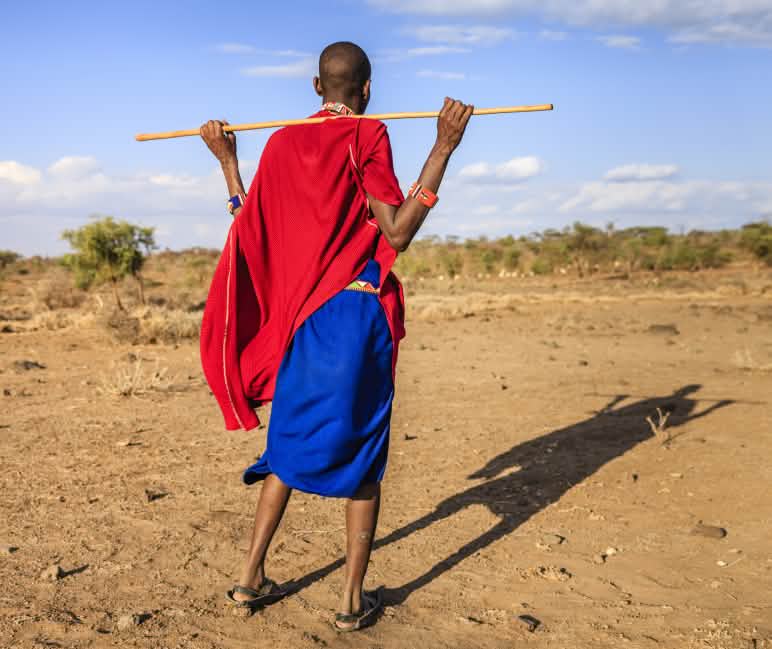 Grote delen van het thuisland van de Masai zijn tot beschermde natuurgebieden verklaard Masai