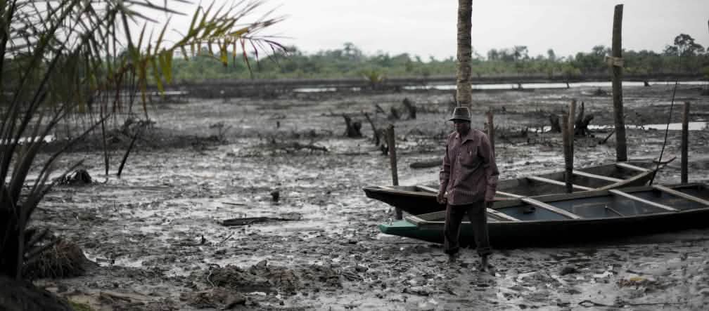 Olievervuiling in de Nigerdelta