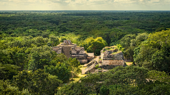 Maya-ruïnes in Yucatán
